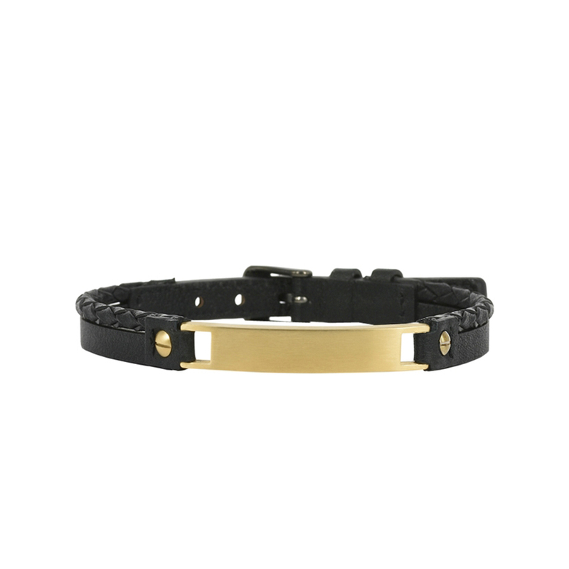 AROCK Armband Pontus - Svart / Guld AA363270, handla denna klocka online eller i butik hos klockmaster