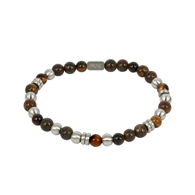 AROCK Armband Eddie - Brunt och stål AA363751, handla denna klocka online eller i butik hos klockmaster