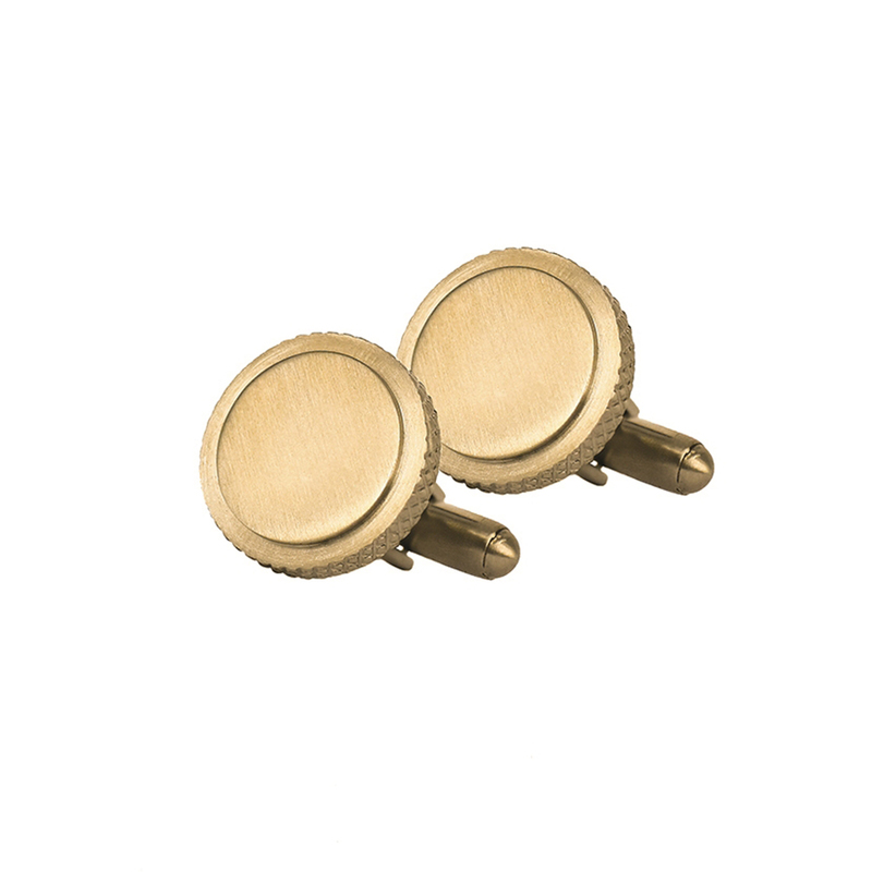 AROCK Manschettknappar Plex - Guld AA364840, handla denna klocka online eller i butik hos klockmaster