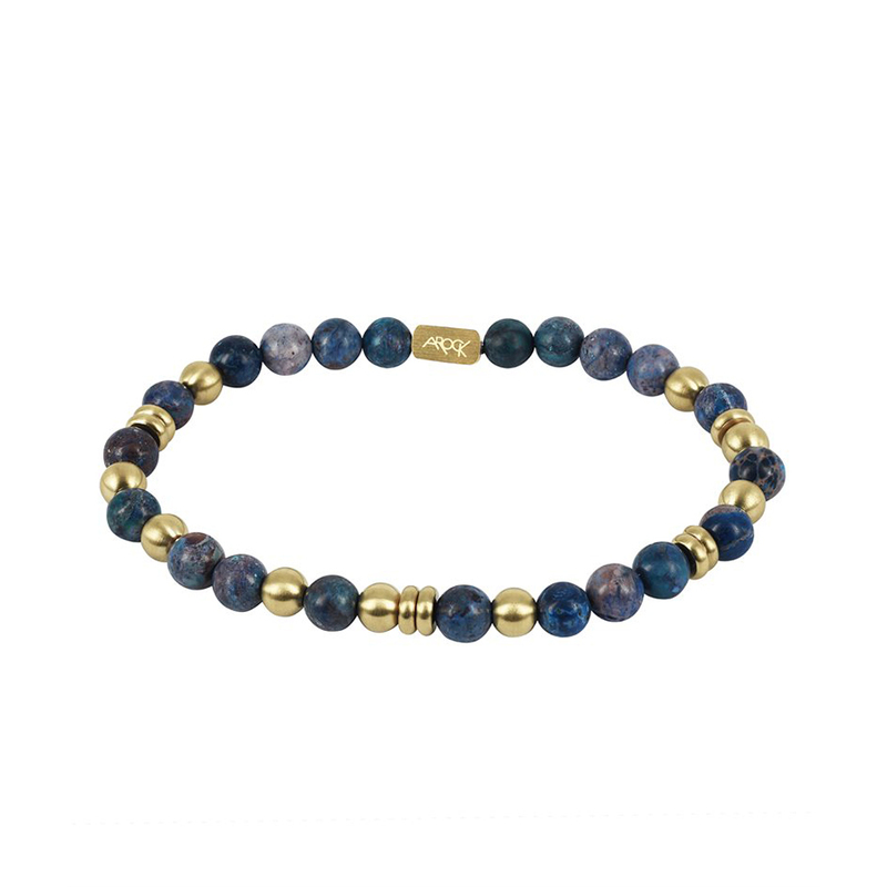 AROCK Armband Eddie - Navy / Guld AA366318, handla denna klocka online eller i butik hos klockmaster