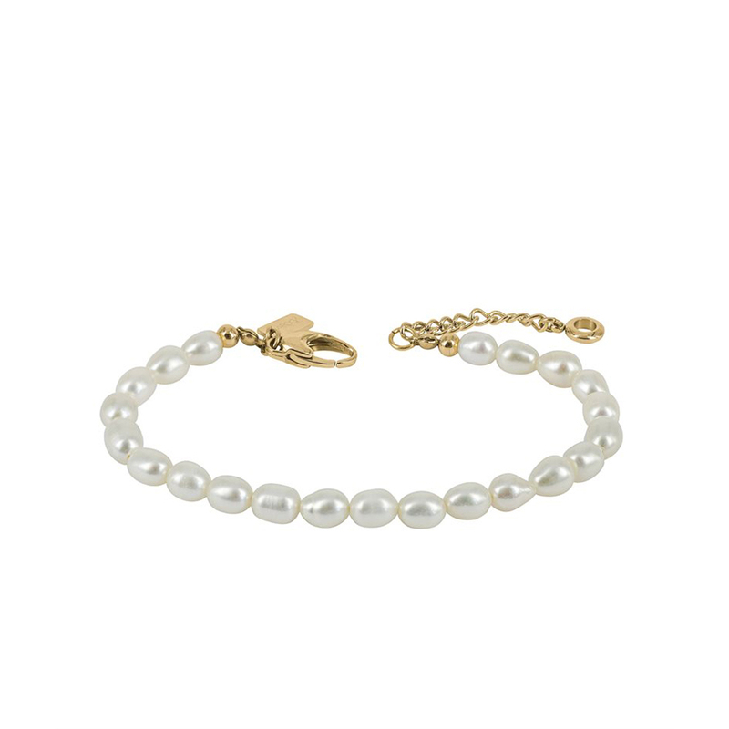AROCK Armband Prince - Vit pärla / guld AA366639, handla denna klocka online eller i butik hos klockmaster