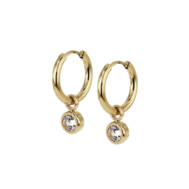 Astrid och Agnes Örhängen Lilly - Guld AA370094, handla denna klocka online eller i butik hos klockmaster