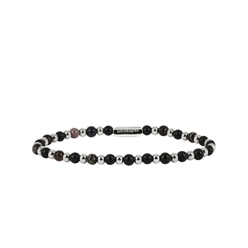 Astrid och Agnes Armband Miza - Svart / Stål AA370322, handla denna klocka online eller i butik hos klockmaster