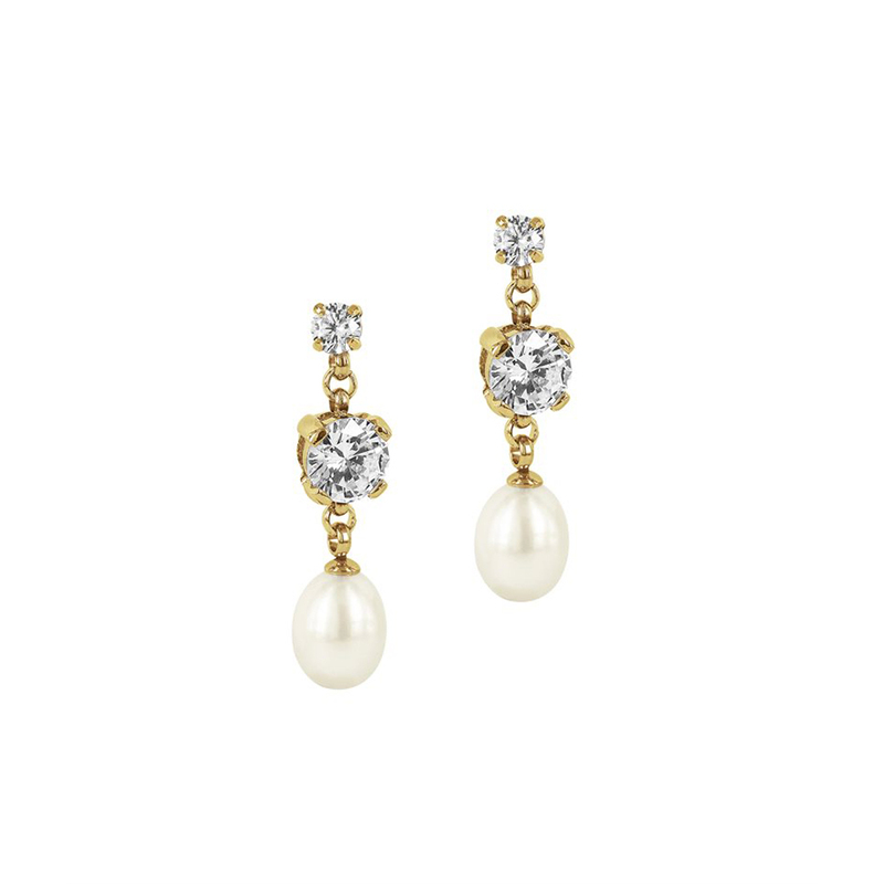 Astrid och Agnes Örhängen Patricia - Guld AA370933, handla denna klocka online eller i butik hos klockmaster