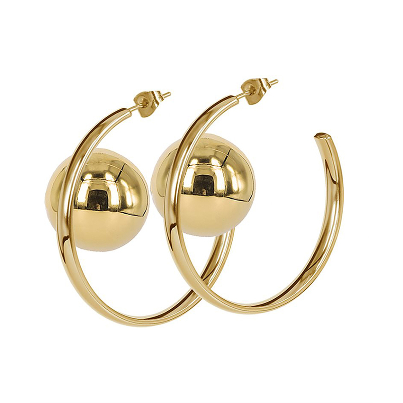 Astrid och Agnes Örhängen Essie - Guld AA371497, handla denna klocka online eller i butik hos klockmaster