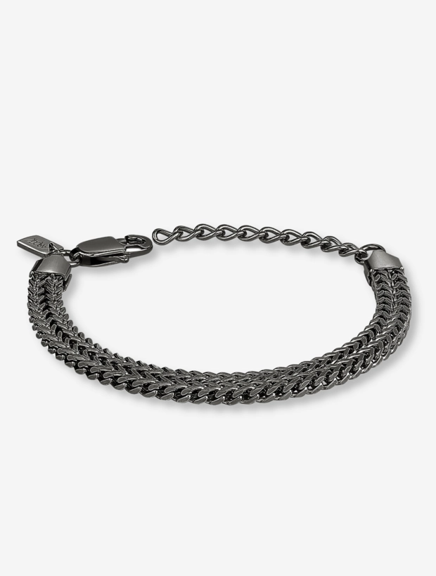 Arock Armband Iggy Double 16cm - Gun Metal AA381021, handla denna klocka online eller i butik hos klockmaster