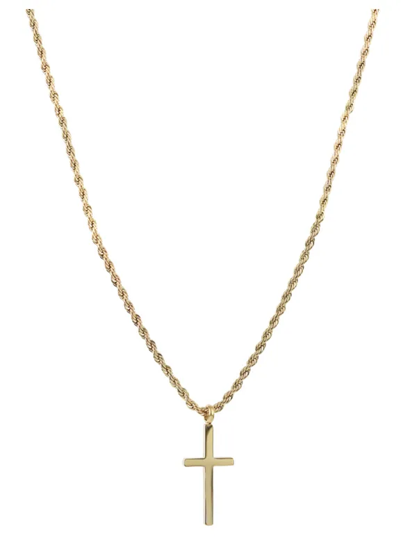 AROCK Halsband Terry Cross Gold AA381526, handla denna klocka online eller i butik hos klockmaster