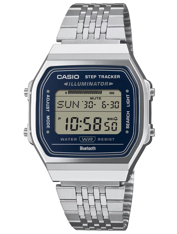 CASIO Vintage Iconic Bluetooth 38mm ABL-100WE-2AEF, handla denna klocka online eller i butik hos klockmaster