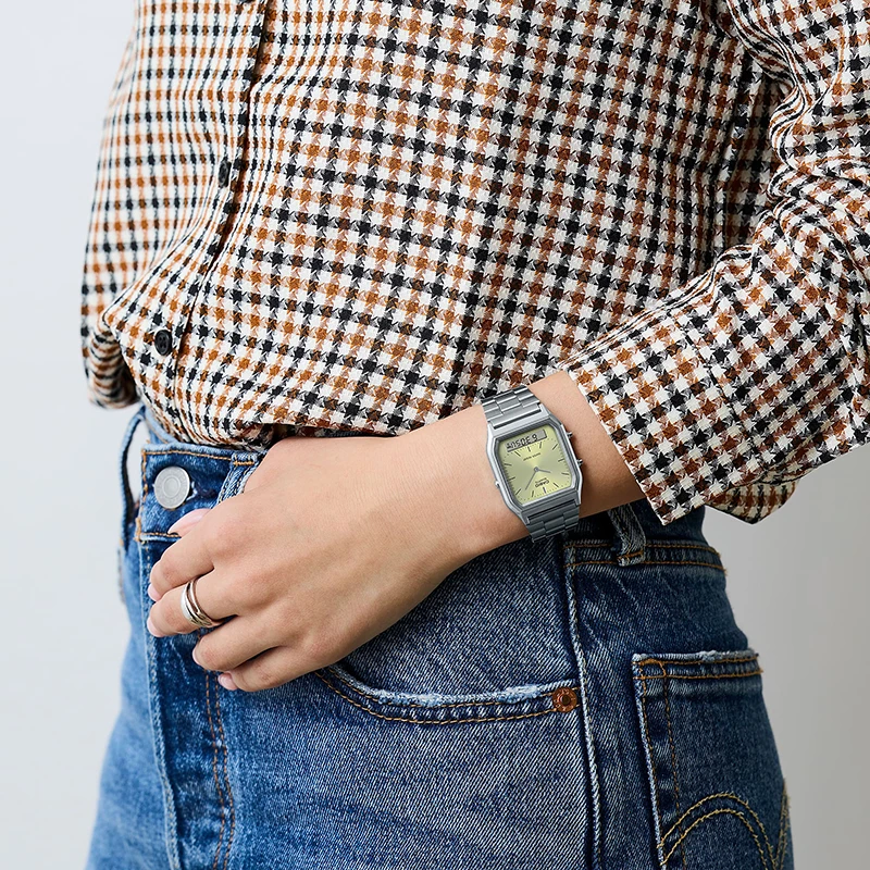 CASIO Vintage Edgy 30mm AQ-230A-9AMQYES, klocka som du kan handla till bra pris hos oss på Klockmaster.