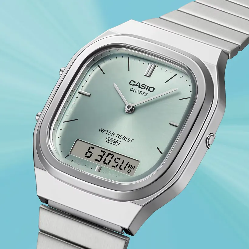 CASIO Vintage Retro-modern 36mm AQ-240E-2AEF, klocka som du kan handla till bra pris hos oss på Klockmaster.