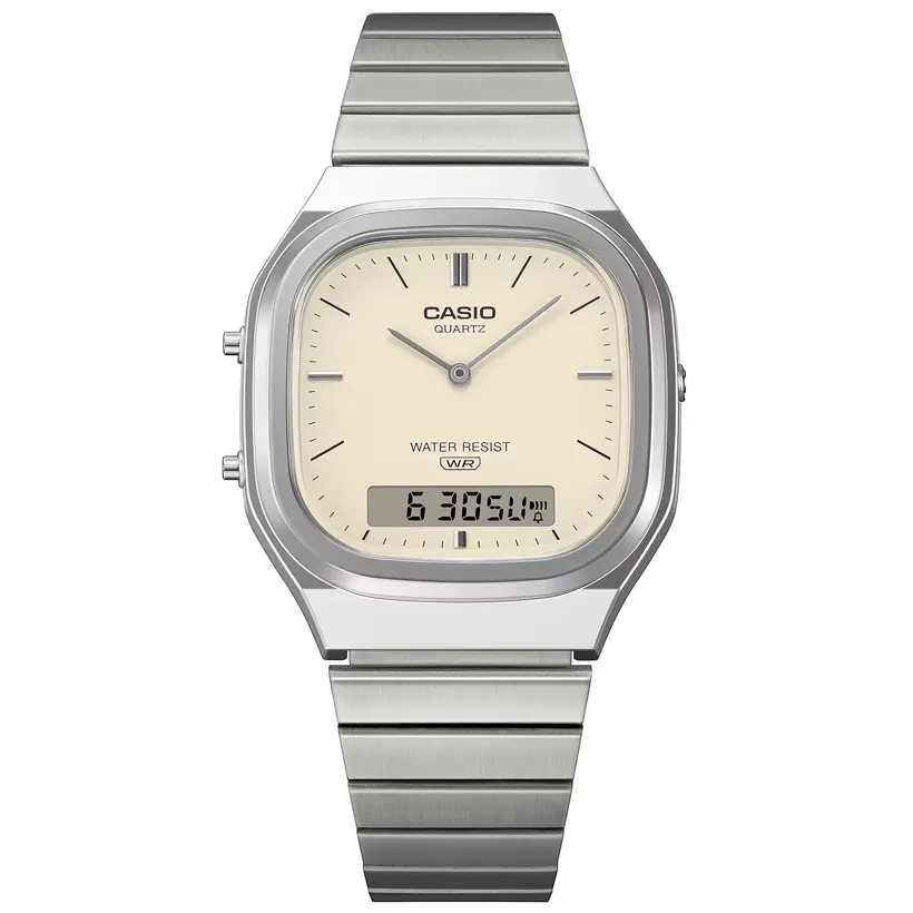 CASIO Vintage Retro-modern 36mm AQ-240E-7A2EF, klocka som du kan handla till bra pris hos oss på Klockmaster.