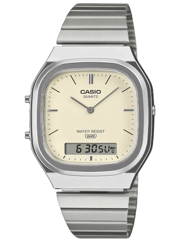 CASIO Vintage Retro-modern 36mm AQ-240E-7A2EF, handla denna klocka online eller i butik hos klockmaster