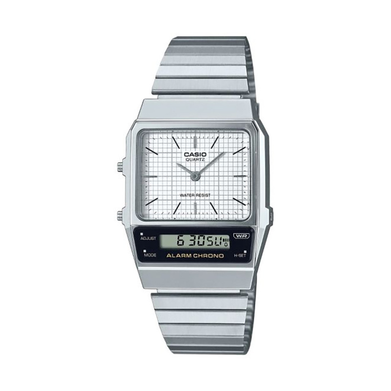 CASIO Vintage 1980s 32mm AQ-800E-7AEF, handla denna klocka online eller i butik hos klockmaster