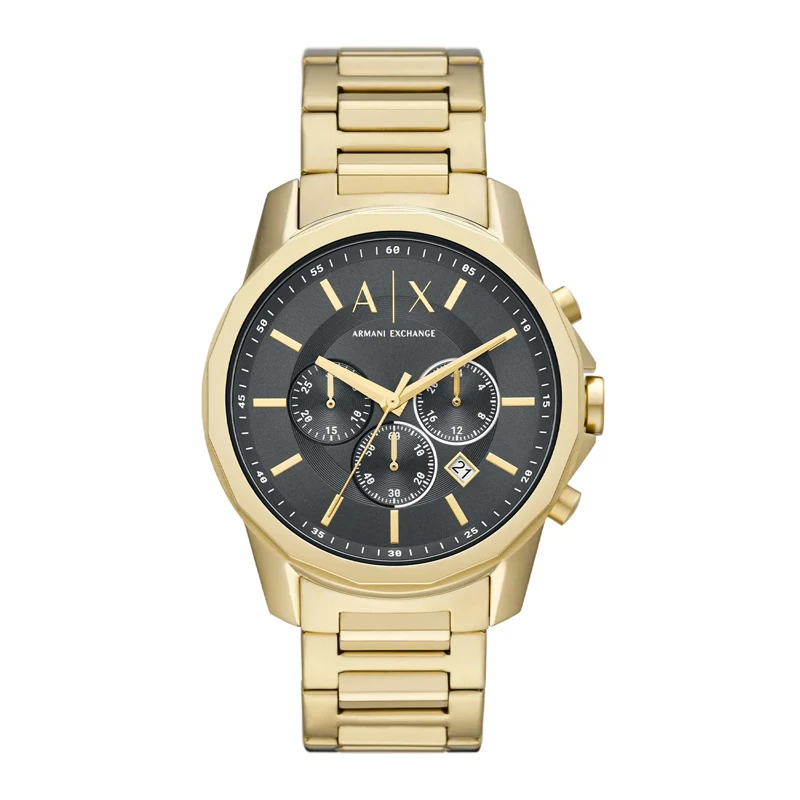 Armani Exchange Banks Chronograph 44mm, handla denna klocka online eller i butik hos klockmaster