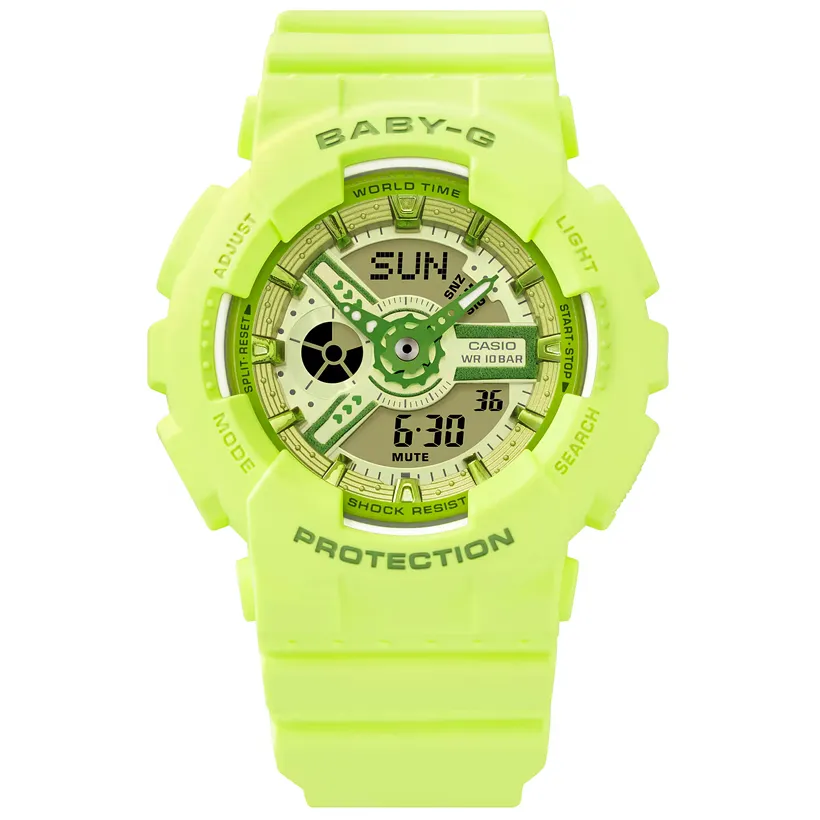 CASIO Baby-G Star Wars: The Mandalorian™ & Grogu™ BA-110YK-3AER-MAN, klocka som du kan handla till bra pris hos oss på Klockmaster.