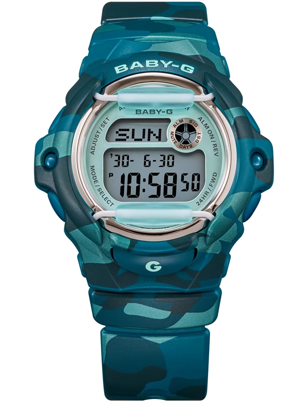 CASIO Baby-G 42.5mm Camo BG-169CM-2ER, klocka som du kan handla till bra pris hos oss på Klockmaster.