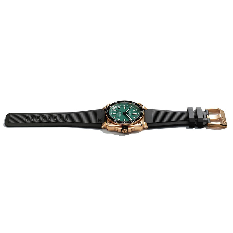 BELL & ROSS BR0392 DIVER BLACK GREEN BRONZE, klocka som du kan handla till bra pris hos oss på Klockmaster.