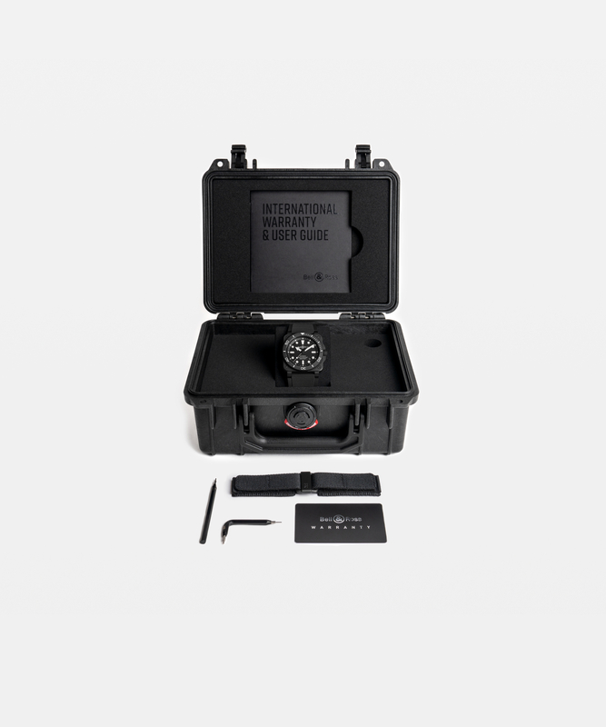 BELL & ROSS BR03A BLACK DIVER CERAMIC, klocka som du kan handla till bra pris hos oss på Klockmaster.