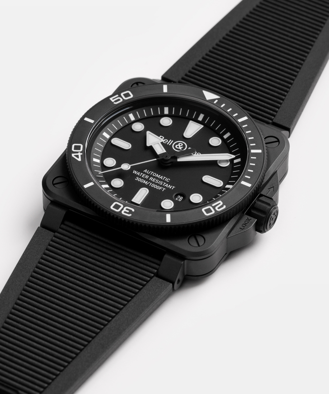 BELL & ROSS BR03A BLACK DIVER CERAMIC, klocka som du kan handla till bra pris hos oss på Klockmaster.