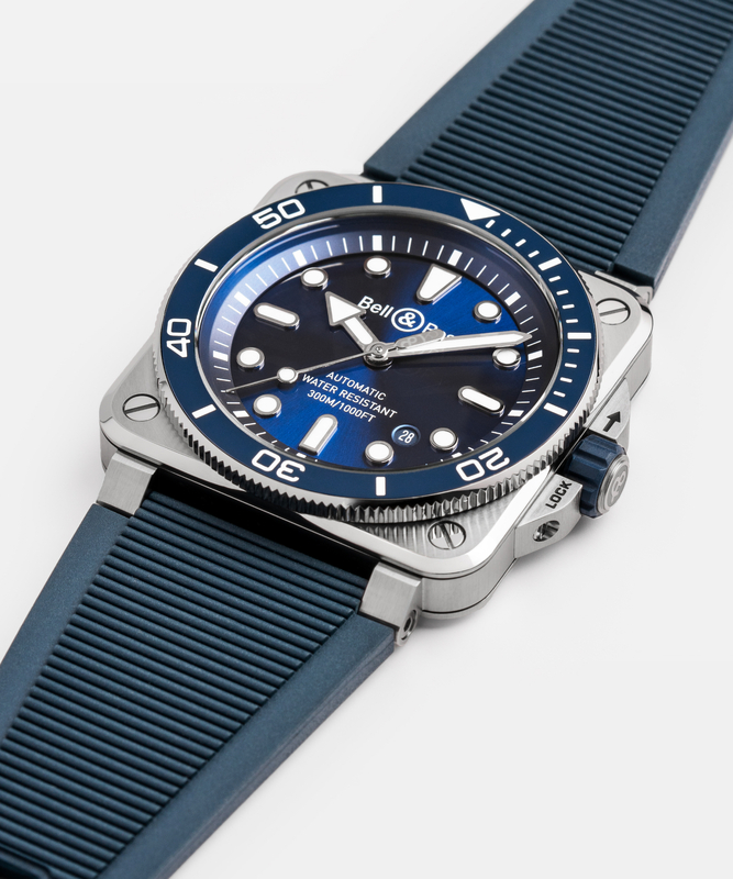 BELL & ROSS BR03A DIVER BLUE STEEL, klocka som du kan handla till bra pris hos oss på Klockmaster.
