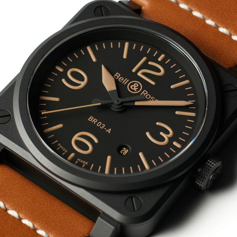 BELL & ROSS BR03 AUTO 41 HERITAGE CERAMIC, klocka som du kan handla till bra pris hos oss på Klockmaster.