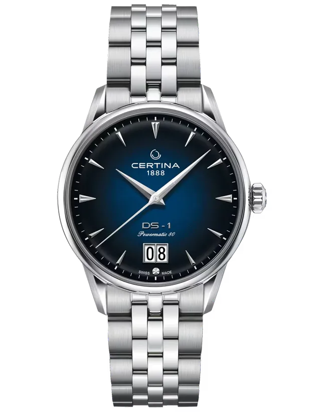 CERTINA DS-1 Big Date Powermatic 80 41mm C0294261104100, handla denna klocka online eller i butik hos klockmaster