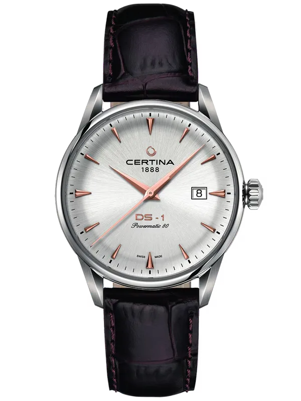 CERTINA DS-1 Powermatic 80 40mm C0298071603101, handla denna klocka online eller i butik hos klockmaster