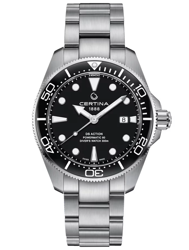 CERTINA DS Action Diver Powermatic 80 43mm C0326071105100, handla denna klocka online eller i butik hos klockmaster