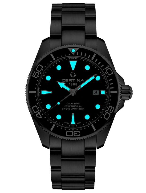 CERTINA DS Action Diver Powermatic 80 43mm C0326071109100, klocka som du kan handla till bra pris hos oss på Klockmaster.