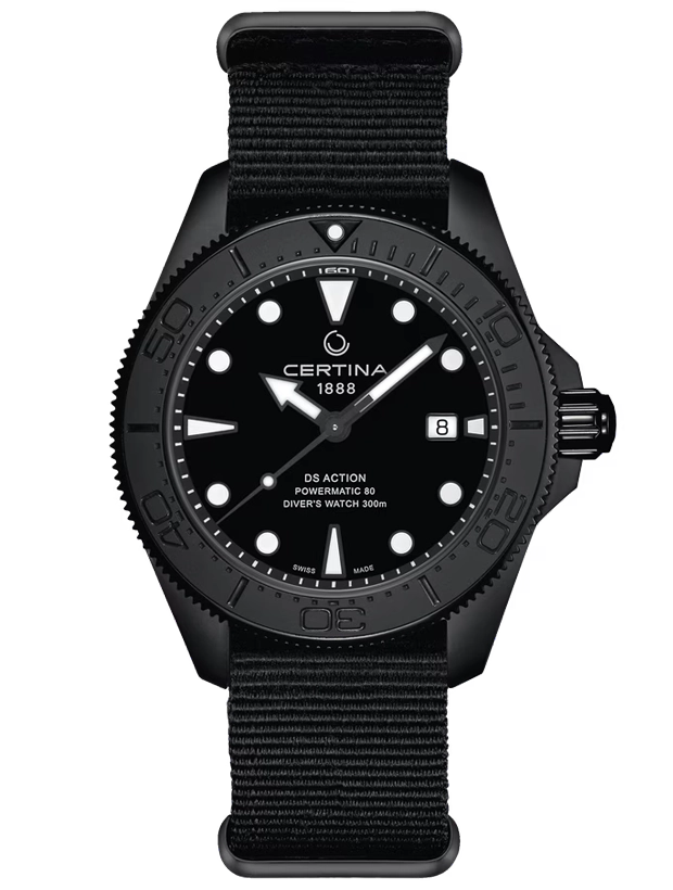 CERTINA DS Action Diver Powermatic 80 43mm C0326073805100, handla denna klocka online eller i butik hos klockmaster