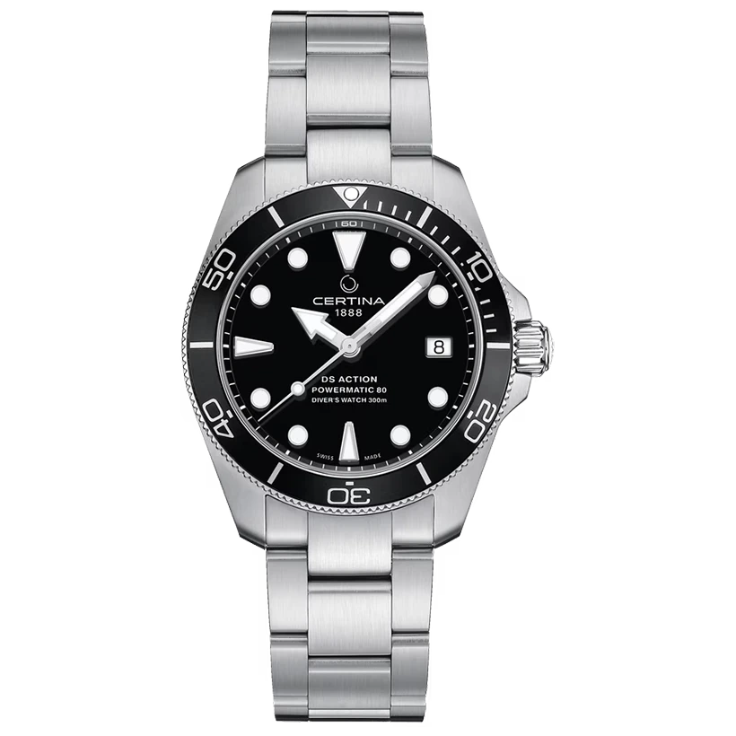 CERTINA DS Action Diver Powermatic 80 38mm C0328071105100, handla denna klocka online eller i butik hos klockmaster