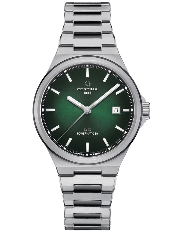 CERTINA DS-7 Powermatic 80 39mm C0434072209100, handla denna klocka online eller i butik hos klockmaster