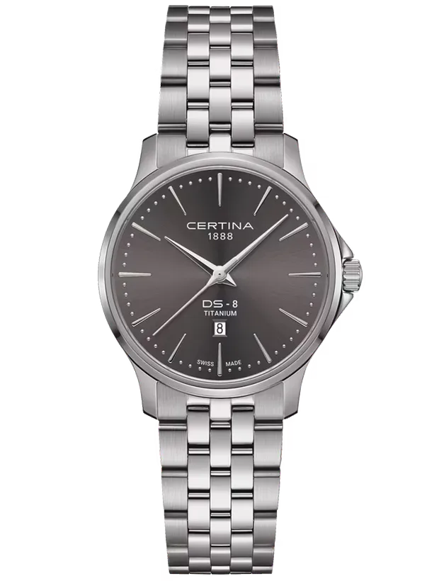 CERTINA DS-8 Titanium Lady 31mm C0450104408100, handla denna klocka online eller i butik hos klockmaster