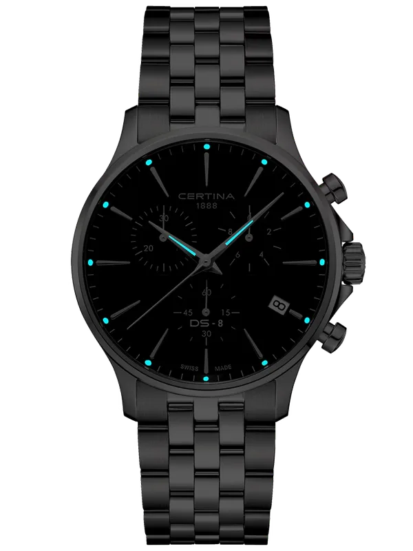 CERTINA DS-8 Chronograph 41mm C0454171105100, klocka som du kan handla till bra pris hos oss på Klockmaster.