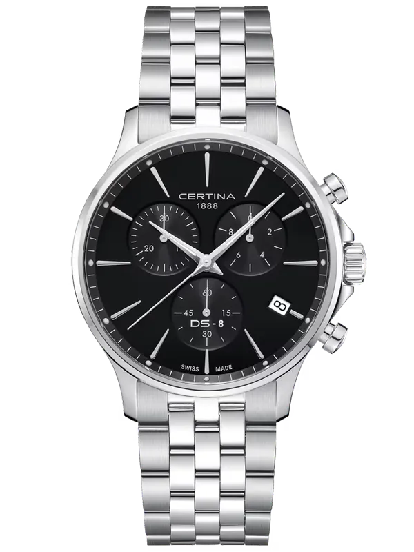 CERTINA DS-8 Chronograph 41mm C0454171105100, handla denna klocka online eller i butik hos klockmaster