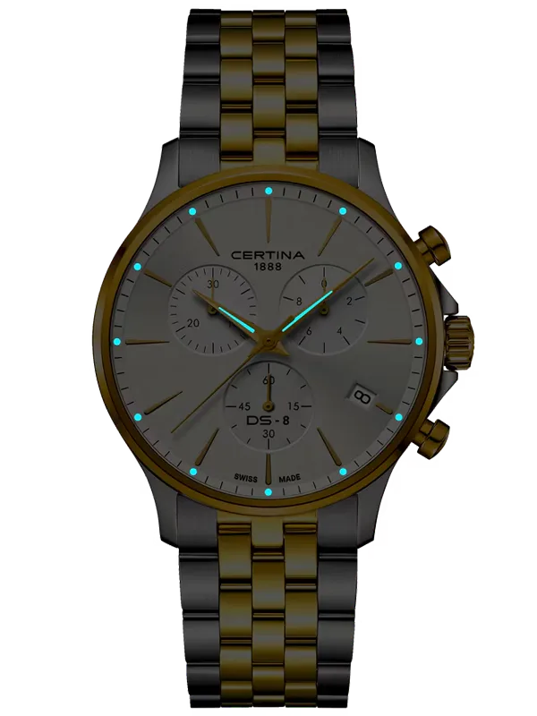 CERTINA DS-8 Chronograph 41mm C0454172203100, klocka som du kan handla till bra pris hos oss på Klockmaster.