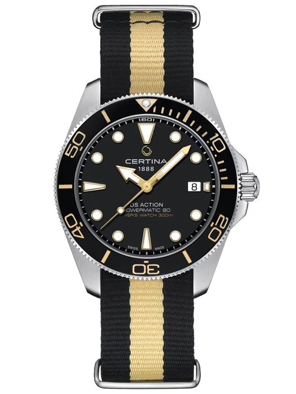 CERTINA DS Action Diver Powermatic 80 40mm C0484071805101, handla denna klocka online eller i butik hos klockmaster