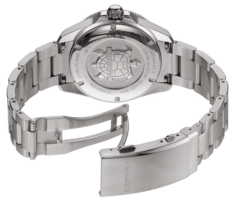 CERTINA DS Action Diver Powermatic 80 Titanium 40mm, klocka som du kan handla till bra pris hos oss på Klockmaster.