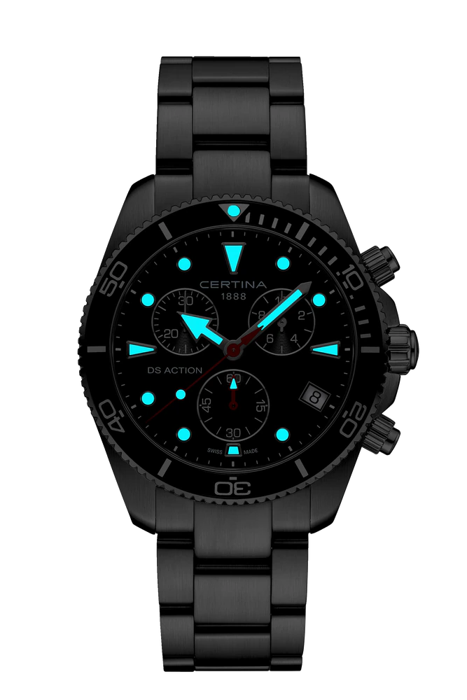 CERTINA DS Action Chronograph 42mm, klocka som du kan handla till bra pris hos oss på Klockmaster.