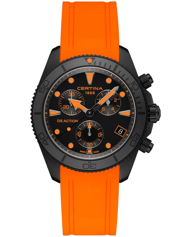 CERTINA DS Action Chronograph 42mm C0484173705103, handla denna klocka online eller i butik hos klockmaster