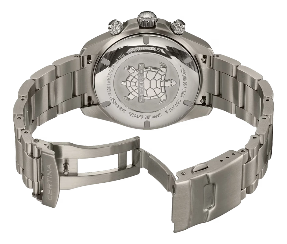 CERTINA DS Action Chronograph Titanium 42mm, klocka som du kan handla till bra pris hos oss på Klockmaster.