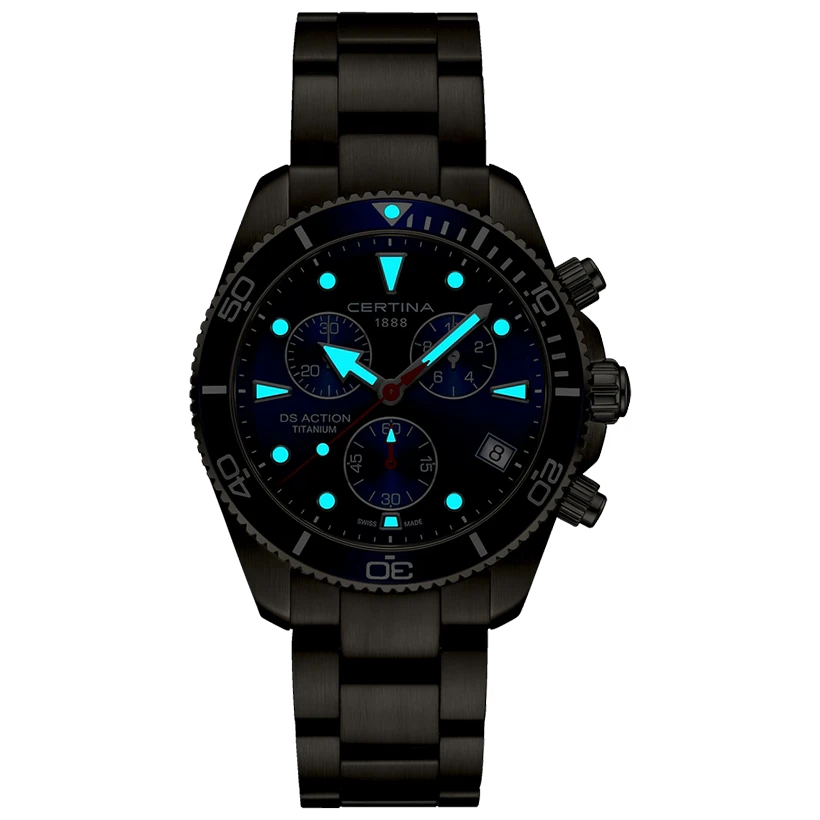 CERTINA DS Action Chronograph Titanium 42mm, klocka som du kan handla till bra pris hos oss på Klockmaster.
