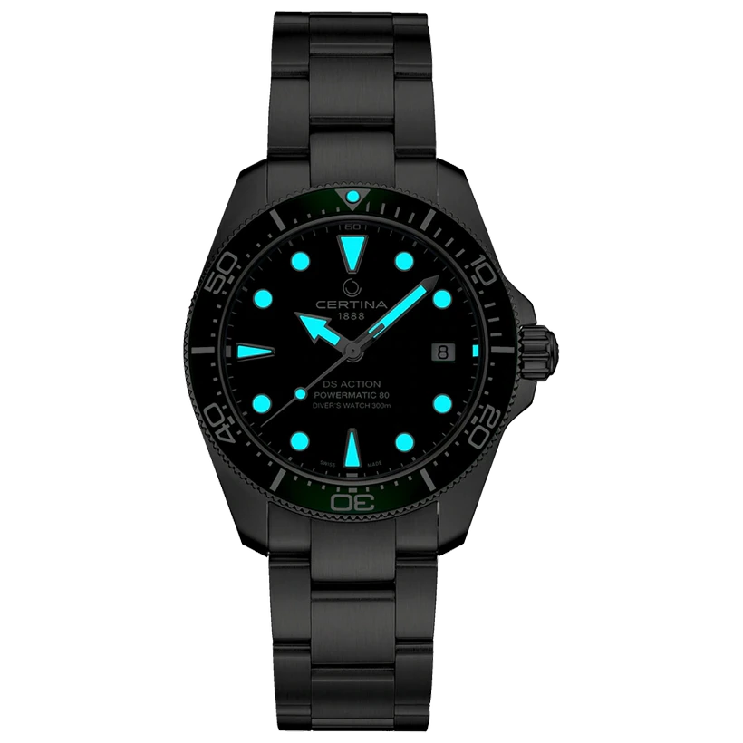 CERTINA DS Action Diver Powermatic 80 38mm, klocka som du kan handla till bra pris hos oss på Klockmaster.