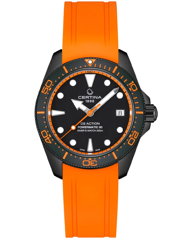 CERTINA DS Action Diver Powermatic 80 38mm C0488073305102, klocka som du kan handla till bra pris hos oss på Klockmaster.