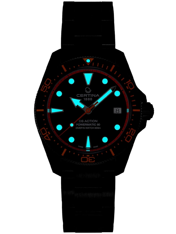 CERTINA DS Action Diver Powermatic 80 38mm C0488073305102, klocka som du kan handla till bra pris hos oss på Klockmaster.