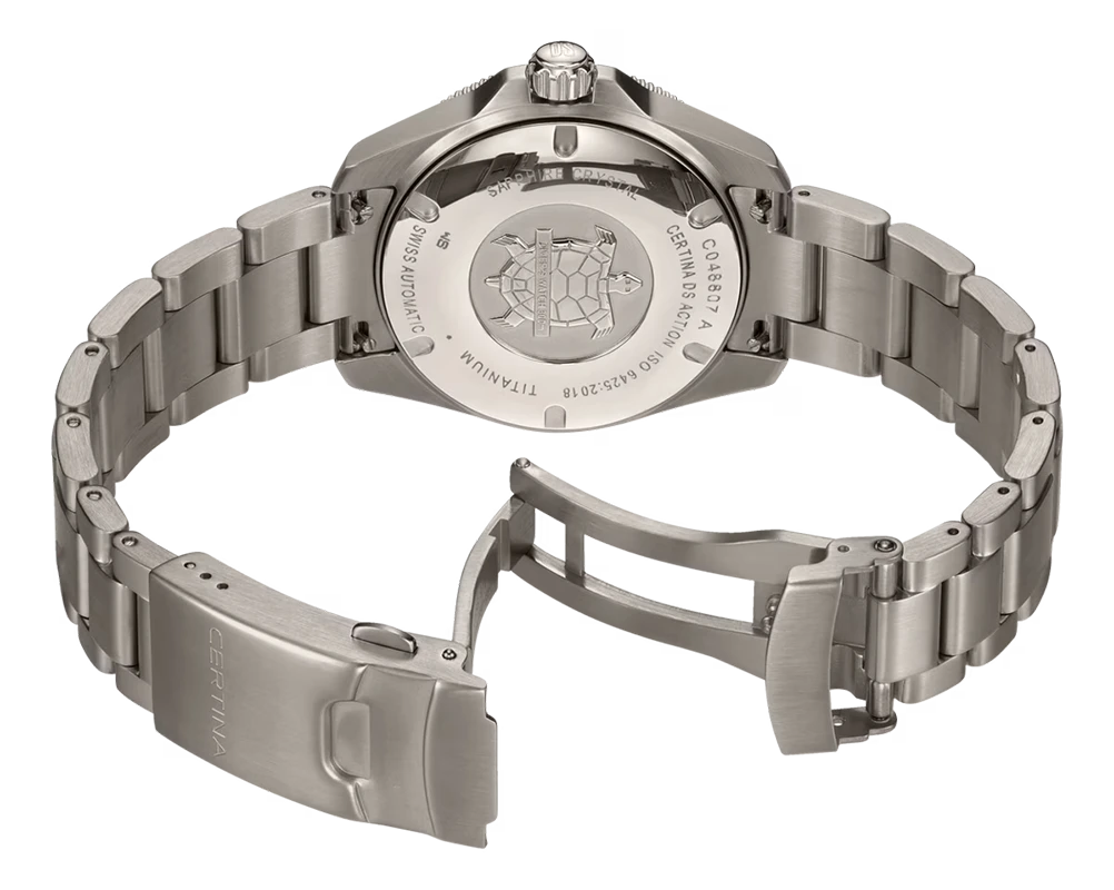 CERTINA DS Action Diver Powermatic 80 Titanium 38mm, klocka som du kan handla till bra pris hos oss på Klockmaster.