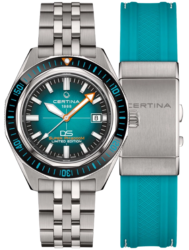 CERTINA DS Super PH2000M 43mm C0506074404110, handla denna klocka online eller i butik hos klockmaster