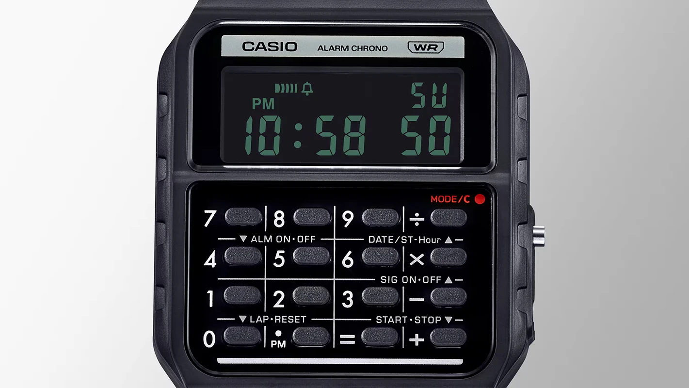 CASIO Vintage Calculator 34mm, klocka som du kan handla till bra pris hos oss på Klockmaster.