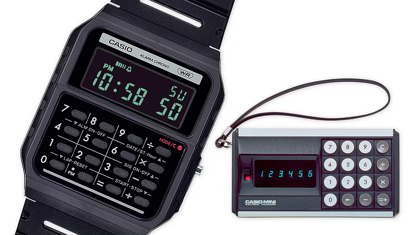 CASIO Vintage Calculator 34mm, klocka som du kan handla till bra pris hos oss på Klockmaster.