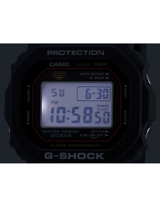 CASIO G-Shock 42mm DW-5000R-1AER, klocka som du kan handla till bra pris hos oss på Klockmaster.